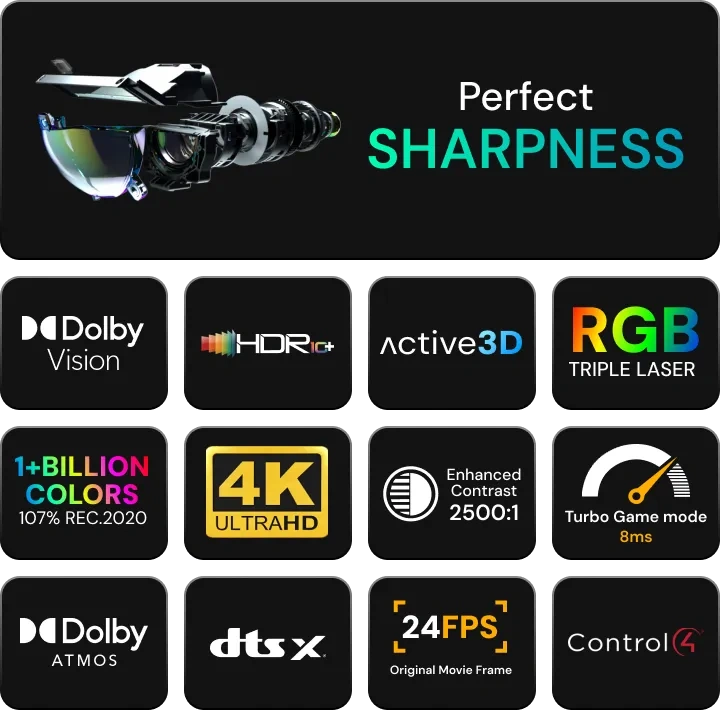 LTV-3000 Pro | Ultimate 4K Triple Laser Projector by AWOL Vision